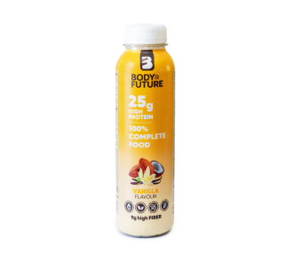 Body & Future n&ouml;v&eacute;nyi ital sz&oacute;j&aacute;val, mandul&aacute;val &eacute;s zabbal, feh&eacute;rj&eacute;ben gazdag, van&iacute;lia &iacute;zes&iacute;t&eacute;ssel 400ml