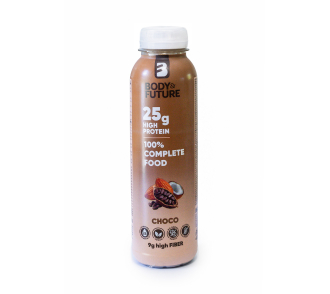 Body & Future n&ouml;v&eacute;nyi ital sz&oacute;j&aacute;val, mandul&aacute;val &eacute;s zabbal, feh&eacute;rj&eacute;ben gazdag, csokol&aacute;d&eacute; &iacute;zes&iacute;t&eacute;ssel 400ml